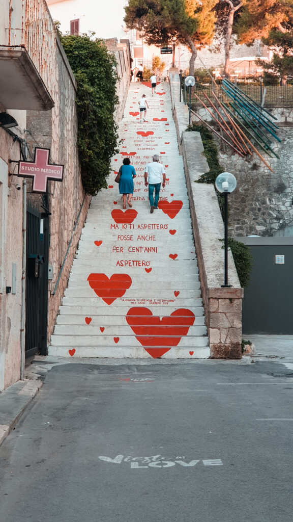 scalinata dell'amore Vieste