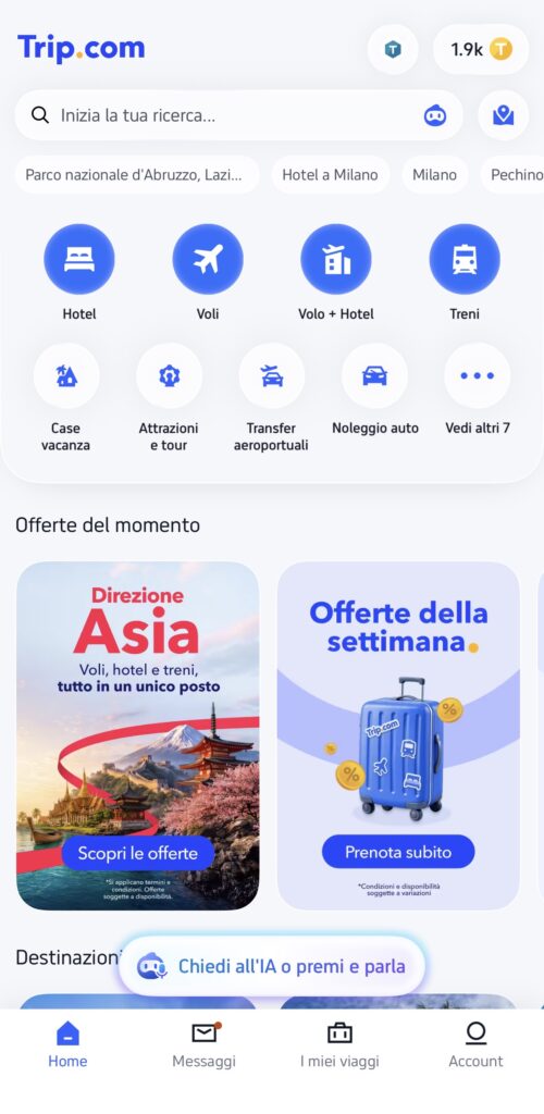 trip.com cina